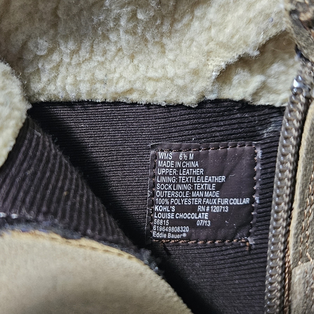 Eddie Bauer Tan Leather Boots - Picture 6 of 9